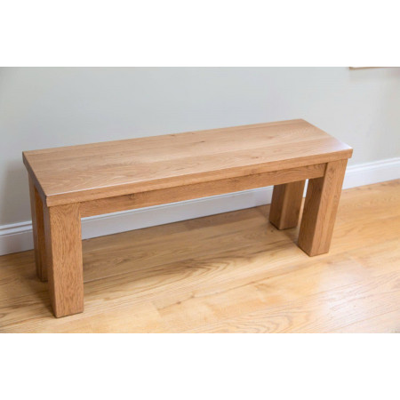 Solid Oak : Ghế Băng Dài Gổ Sồi - W90cm